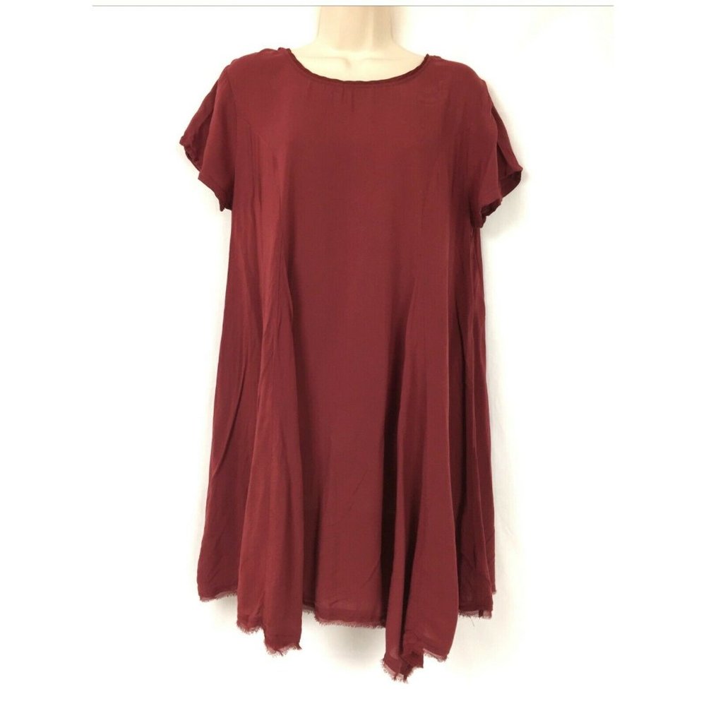 Silence + Noise Tunic Dress Large Swing Trapeze